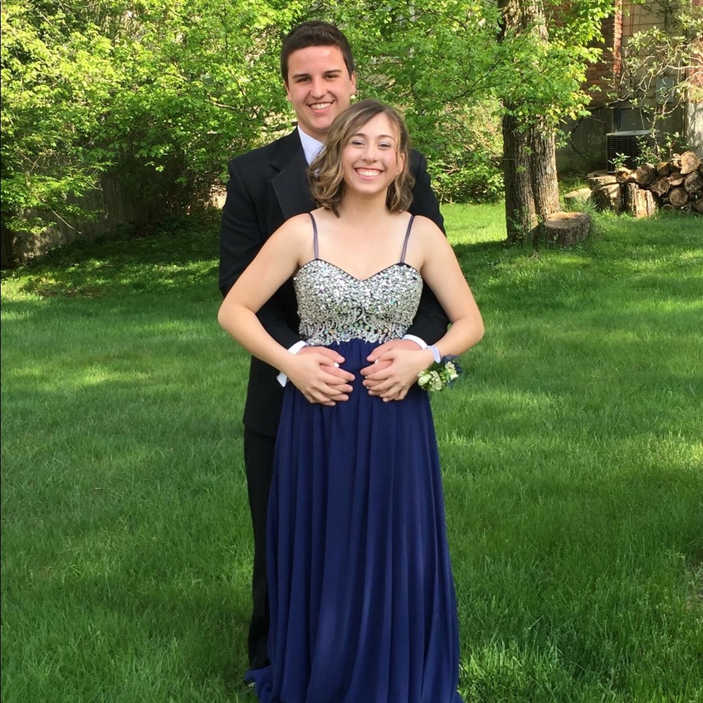 royal blue prom/formal dress